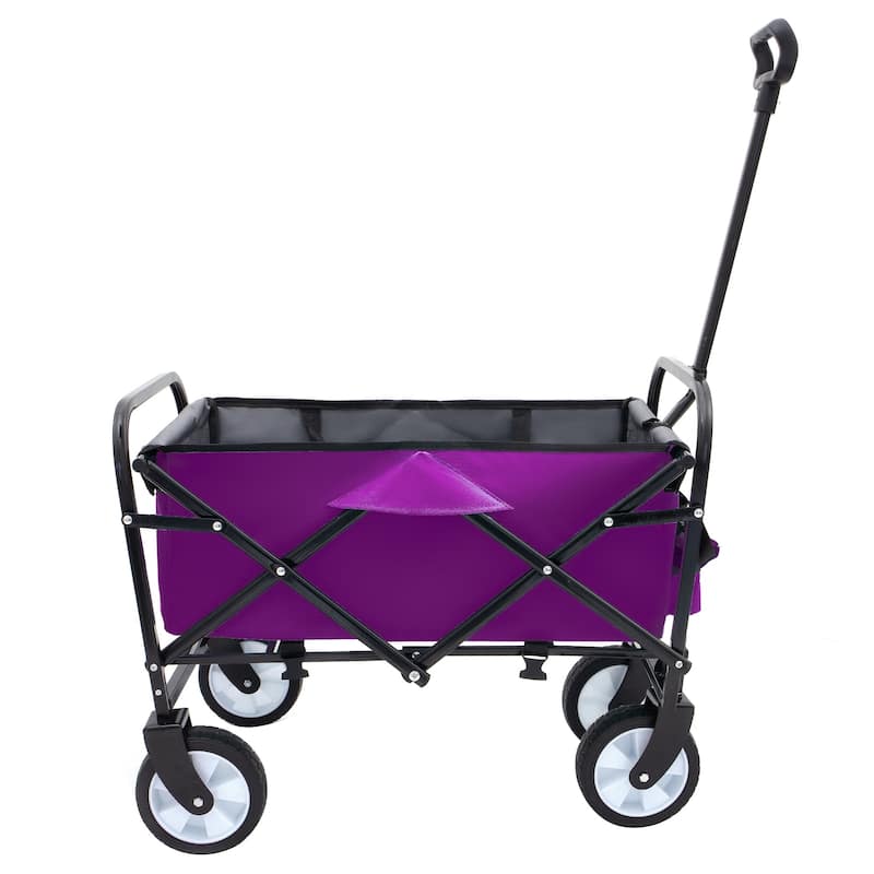 225 lb Collapsible Wagon Cart with Strapping System