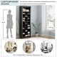 preview thumbnail 32 of 41, Shoe Cubby Console Modern Shoe Cabinet Free Standing Tall Cabinet Multifunctional Shoe Cabinet with Anti-Dumping Device