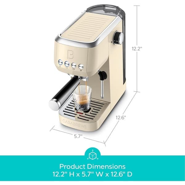 dimension image slide 0 of 4, CASABREWS 20Bar Espresso Coffee Machine /W Steam Frother home