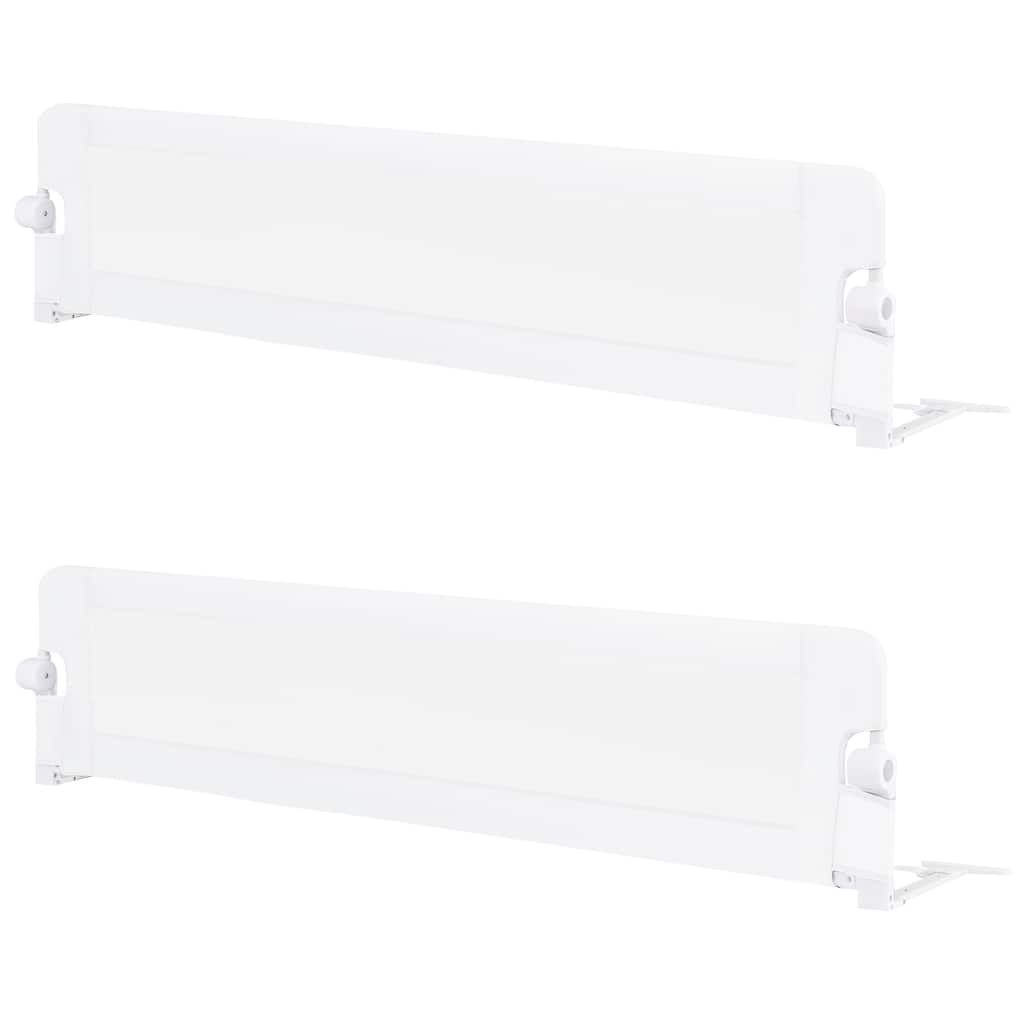 Gymax 2PCS 71'' Toddler Foldable Bed Rail w/ Adjustable Safety Strap