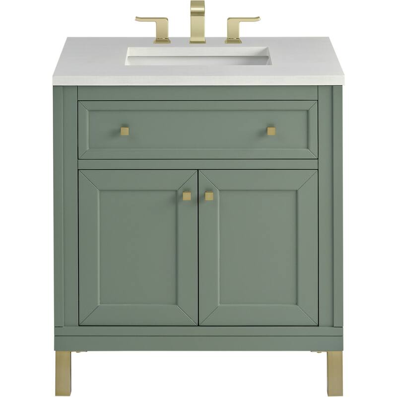 James Martin Vanities 503-V30-3WZ Chicago 30" Free Standing Single - Smokey Celadon