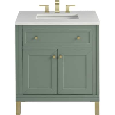 James Martin Vanities 503-V30-3WZ Chicago 30" Free Standing Single