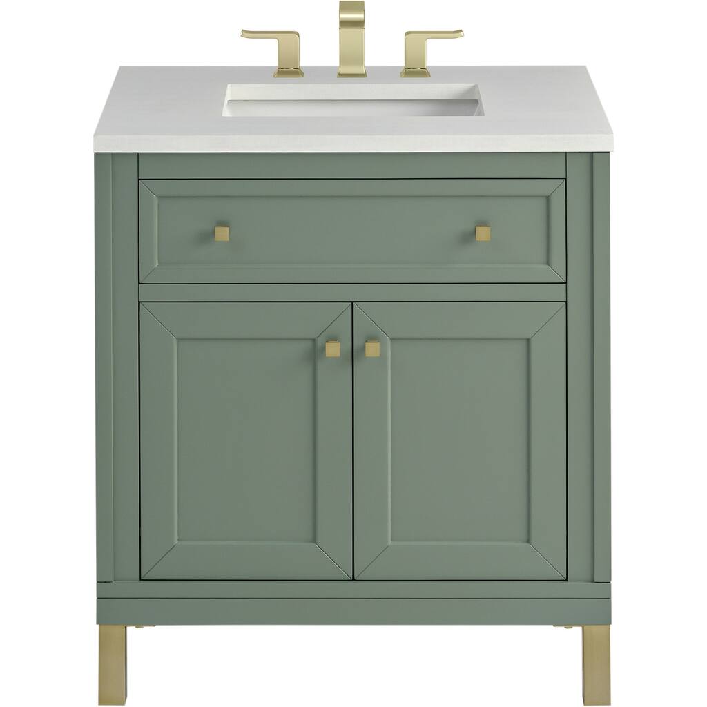 James Martin Vanities 503-V30-3WZ Chicago 30" Free Standing Single