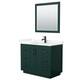 Option Green, Black Trim, Giotto Quartz Top