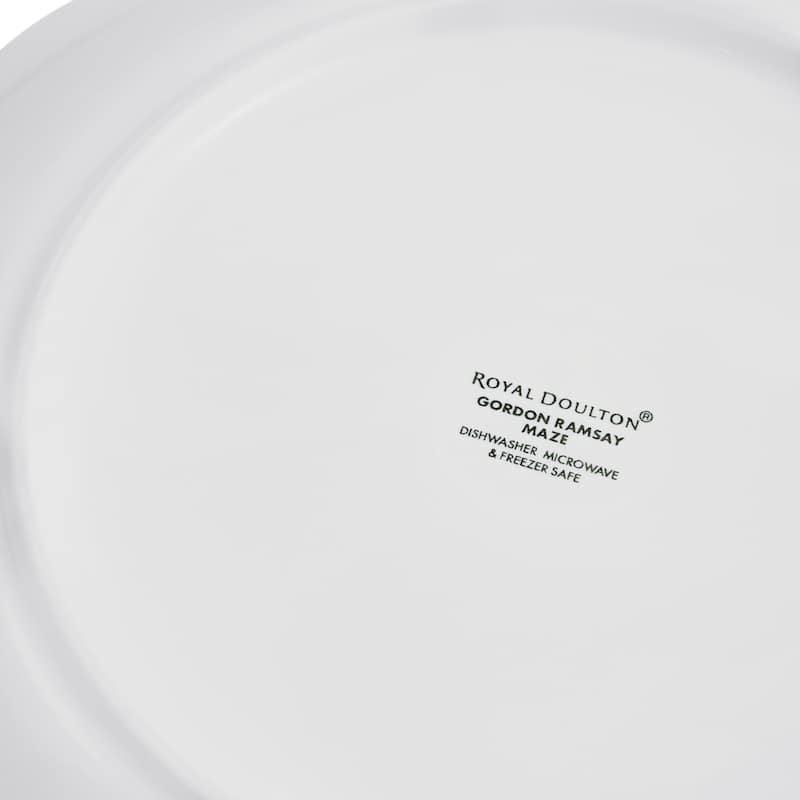Royal Doulton Exclusively for Gordon Ramsay Maze Plate 11in White, Set of 4
