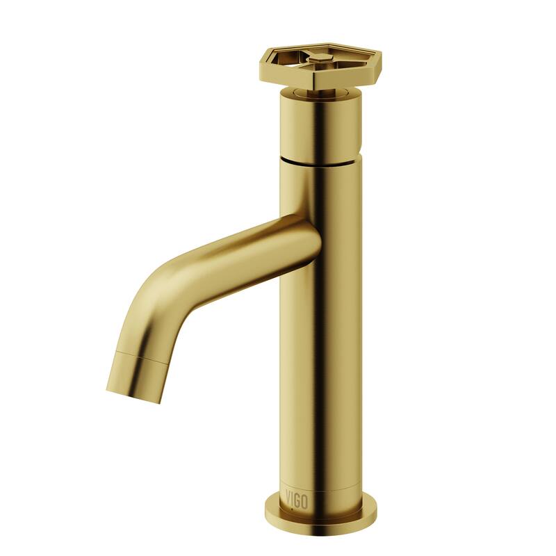 VIGO Ruxton 8" H Single Handle Single Hole Bathroom Faucet