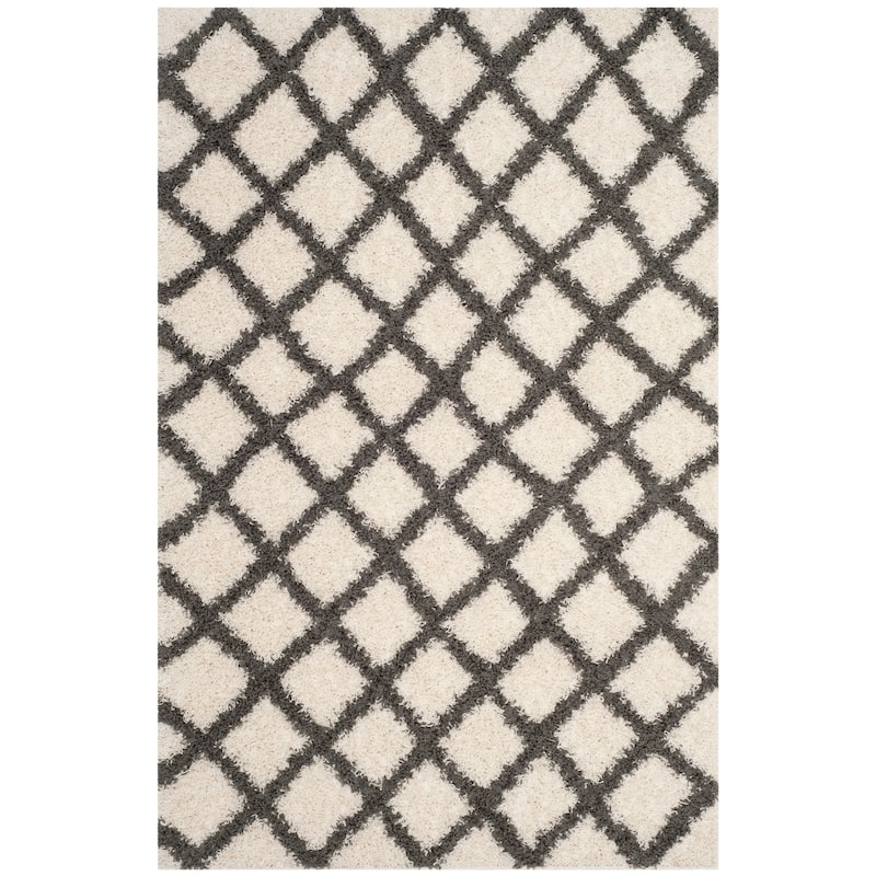 SAFAVIEH Dallas Shag Teja Trellis 1.5-inch Thick Rug - 8' x 10'