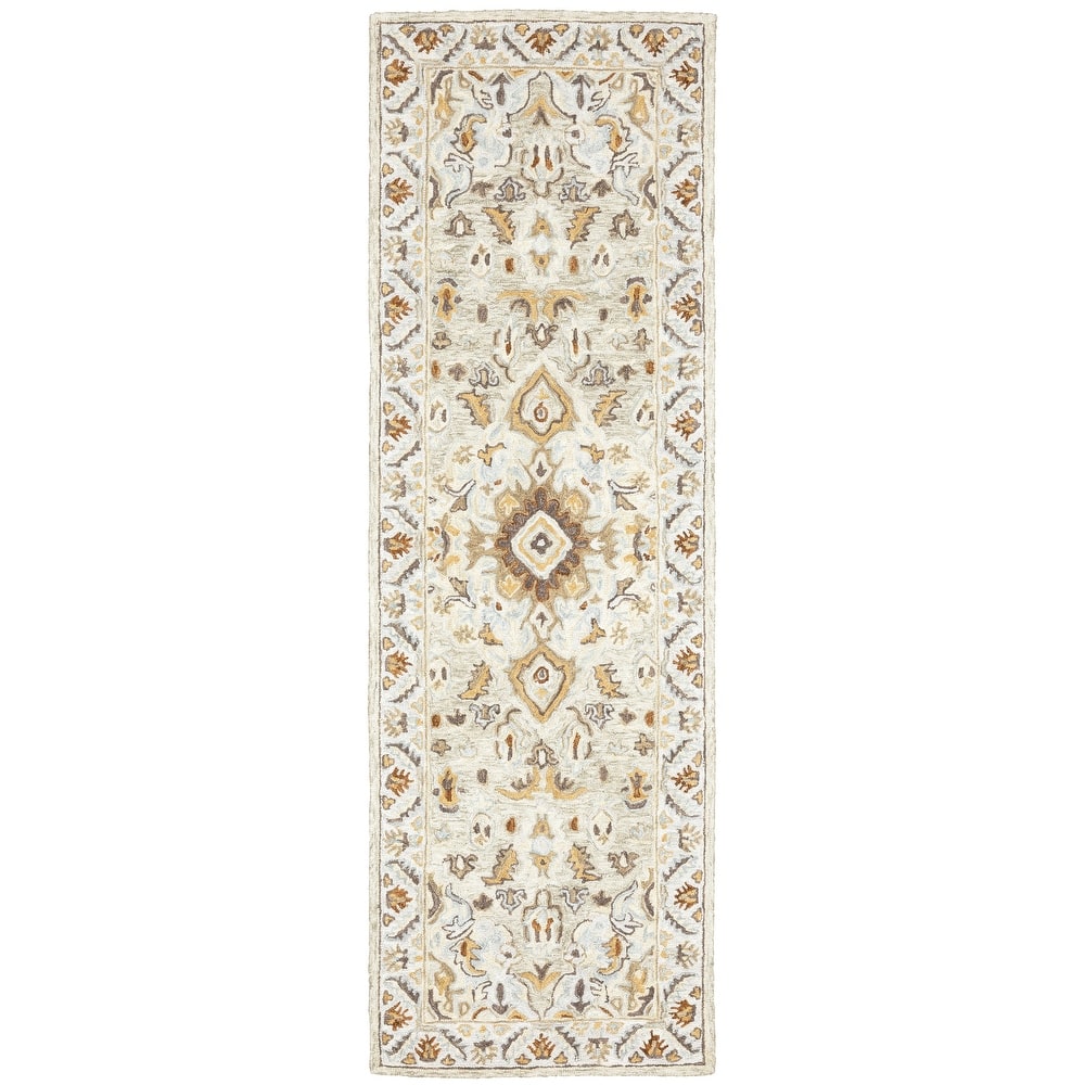 Style Haven Ava Hand-tufted Wool Loop-pile Tribal Bohemian Area Rug
