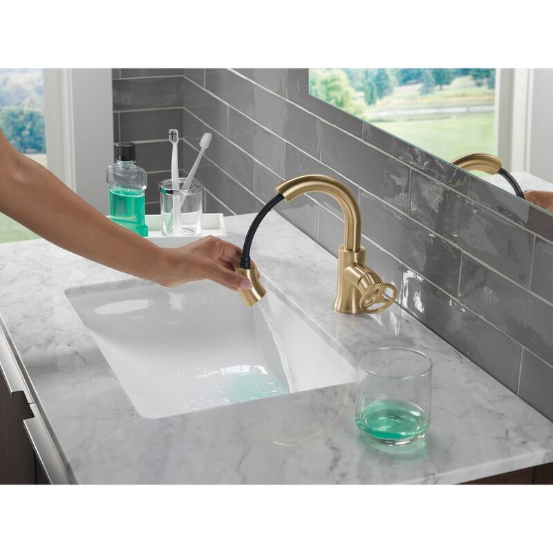 Delta 558HAR-PD-DST Trinsic 1.2 GPM Single Hole Bathroom Faucet with