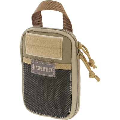 Lightweight Durable Mini Pocket Organizer MOLLE Pouch, Khaki