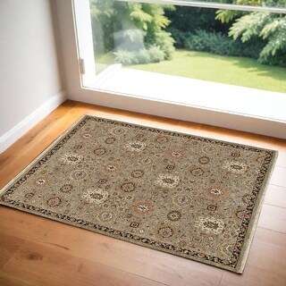 32x24 Rug Stylish Rectangle Area Rug with Oriental Design - 36' X '24' X '0.28 ...