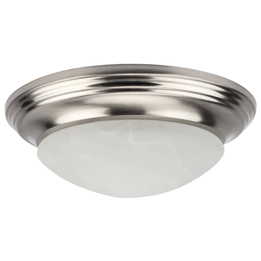 LED Flush Mount Ceiling light in Brushed Nickel
