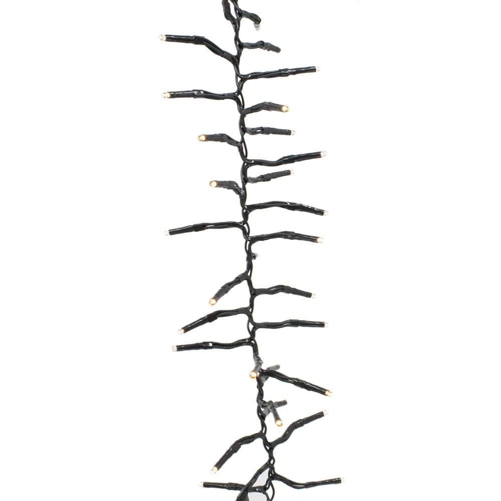 Kurt Adler CUL 1000-Light 33-Foot Cluster Garland with Warm White 3MM LED Bulbs
