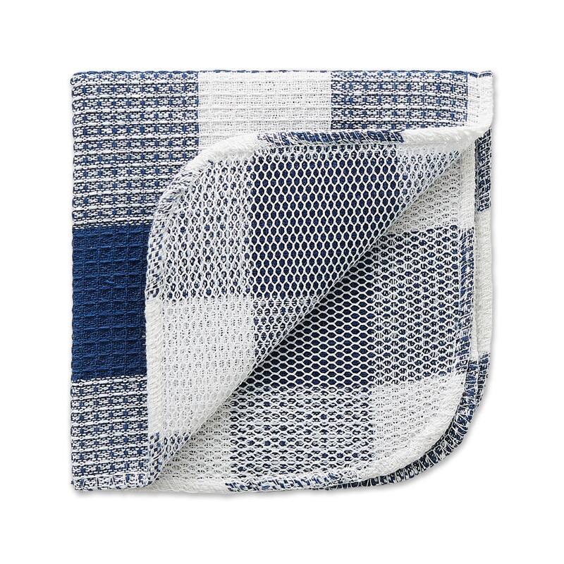 DII Black Buffalo Check Scrubber Dishcloth Set of 6