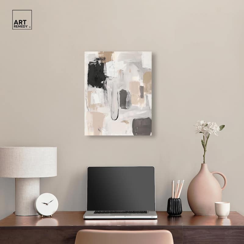 Beauty of Beige I Canvas by Art Remedy, Gallery Wrapped