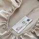 preview thumbnail 2 of 9, Organic Cotton Sateen 500 Thread Count Fitted Sheet