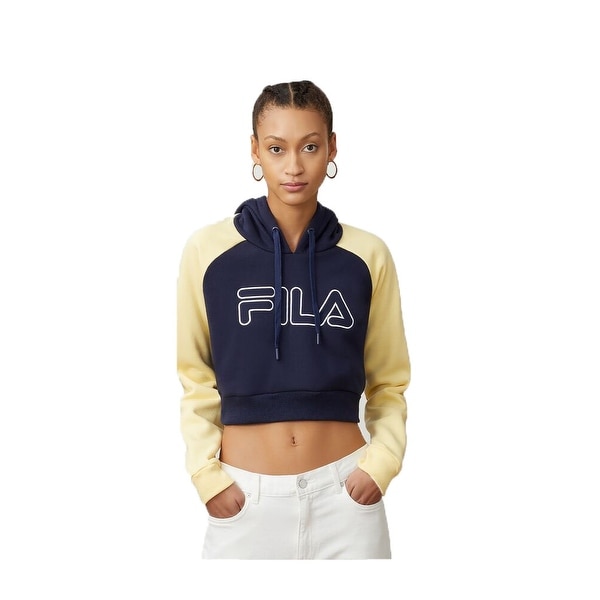 black fila hoodie women's