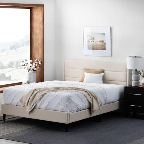 Brookside Amelia Upholstered Bed with Horizontal Channels