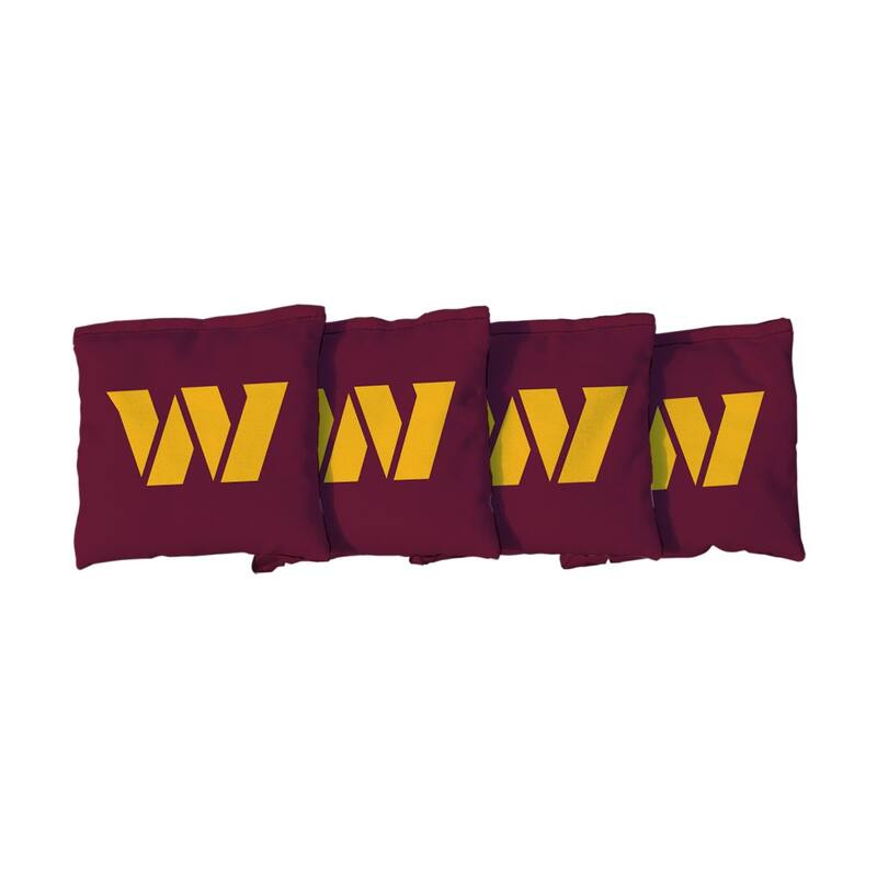 Washington Commanders NFL Maroon Cornhole Bags - All-Weather Resin Filled