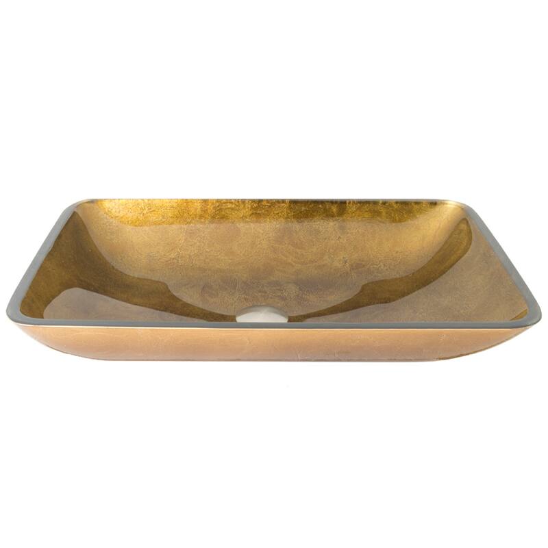 Vigo 22-1/4" Glass Bathroom Vessel Sink