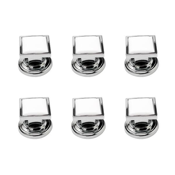 Shop 6pcs Ceramic Knob Vintage Knobs Drawer Square Pull Handle
