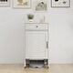 preview thumbnail 9 of 13, Anmytek Robot Vacuum Storage Cabinet with Drawer and Wheels Adjustable Charging Station Organizer