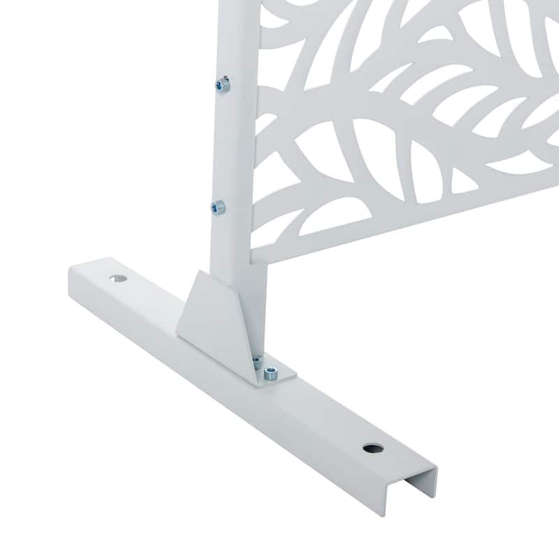 Modern Metal Freestanding Decorative Divider Outdoor Privacy Screen for