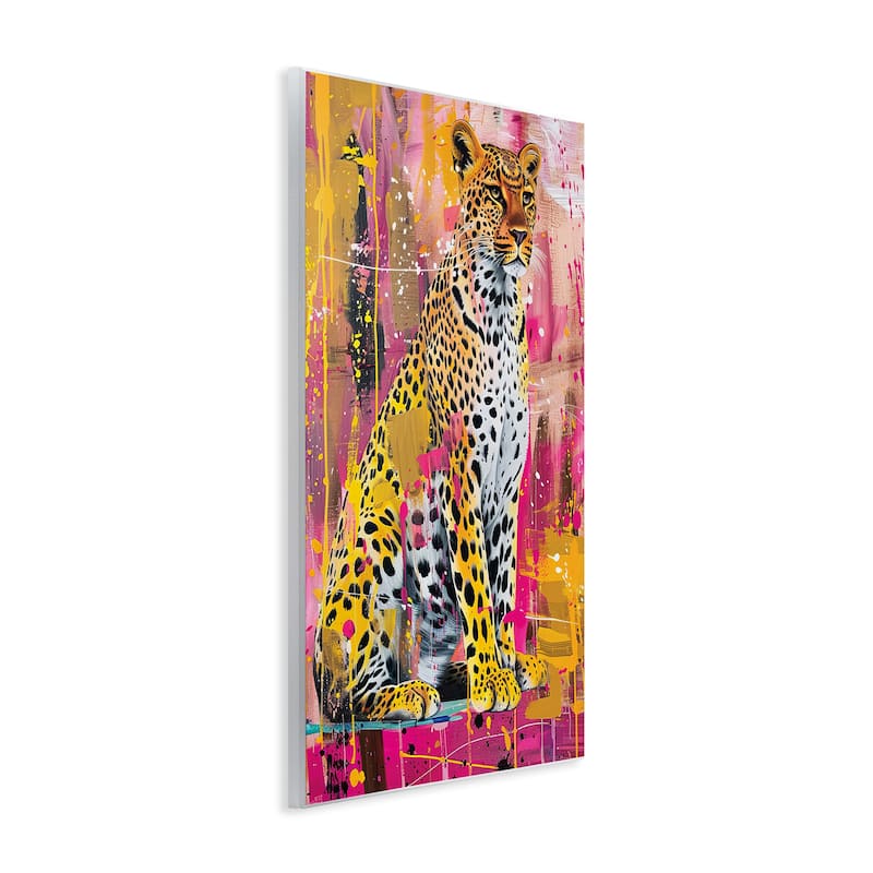 Stupell Urban Abstraction Cheetah Wall Plaque Art Design By LSR Design Studio