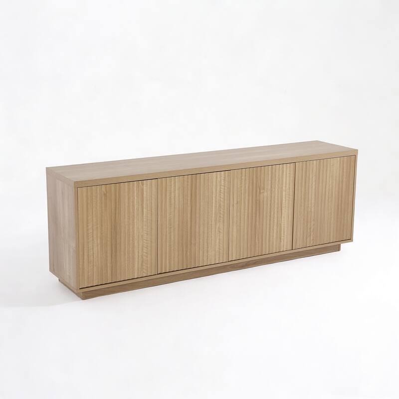 Wave Textured Modern Sideboard Cabinet