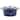 Kenmore Elite Oak Park 5 Quart Enameled Cast Iron Casserole with Lid and Glass Steamer in Blue