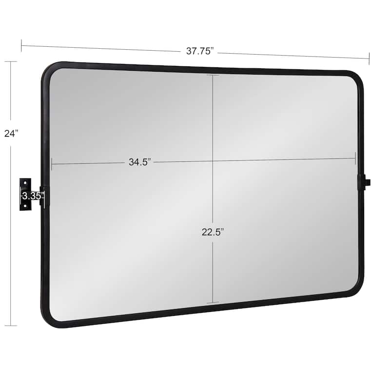 Kate and Laurel Elijah Pivot Wall Mirror