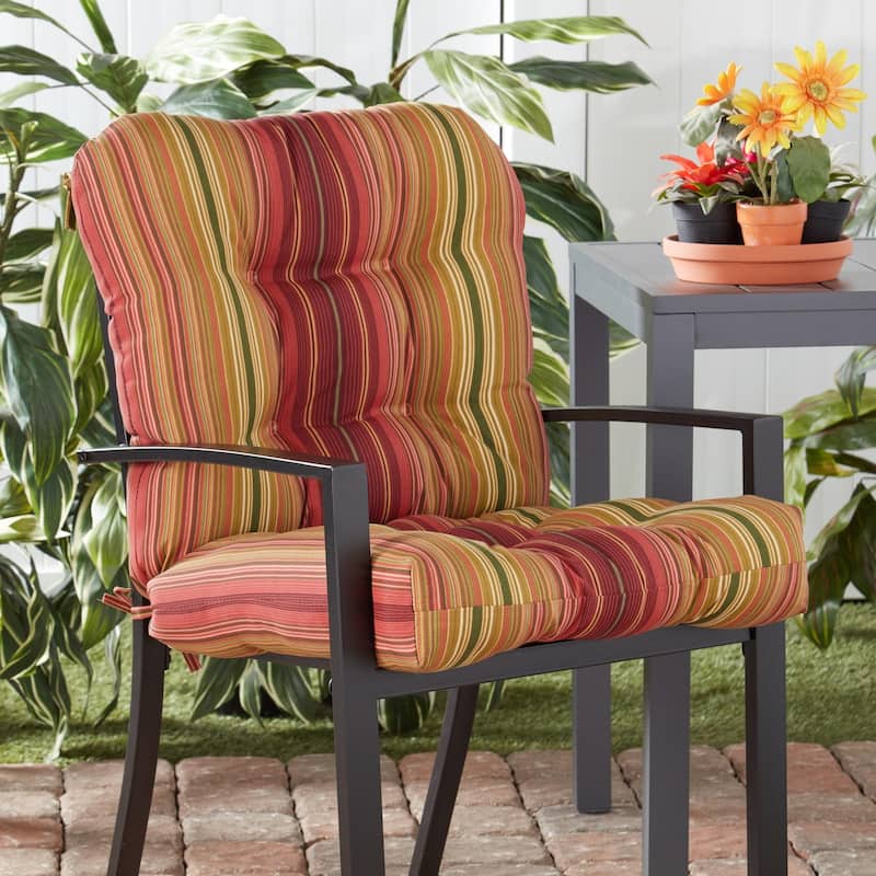 Outdoor Tufted Dining Chair Cushion