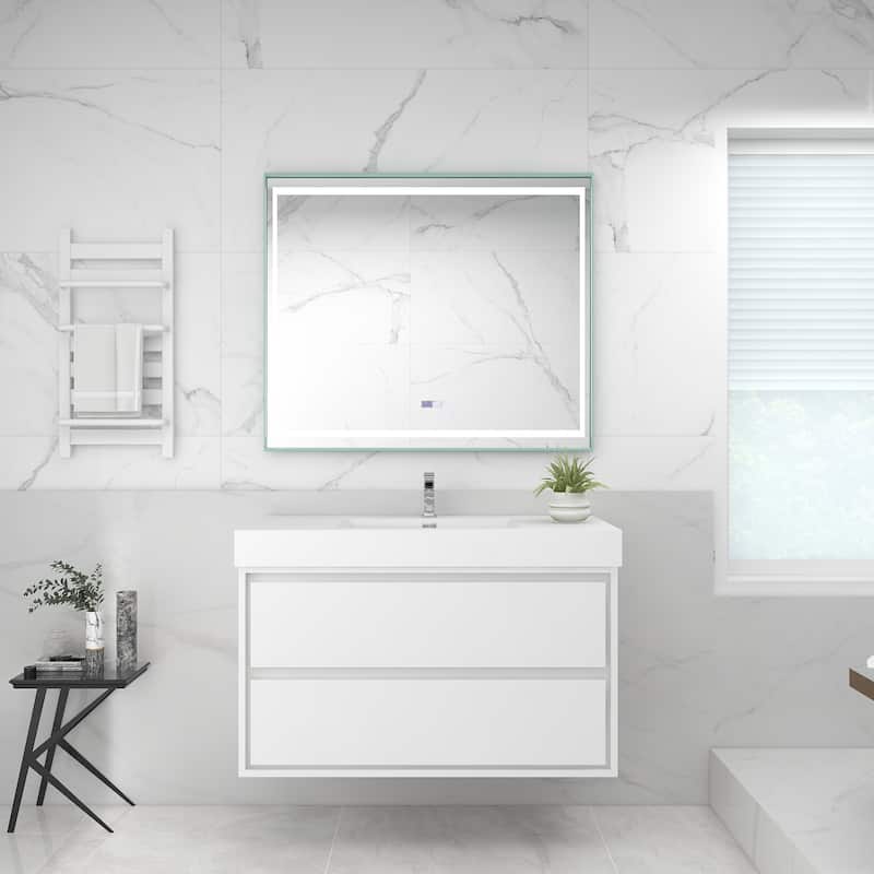 Morava 42" Floating Vanity with Single Sink - 42