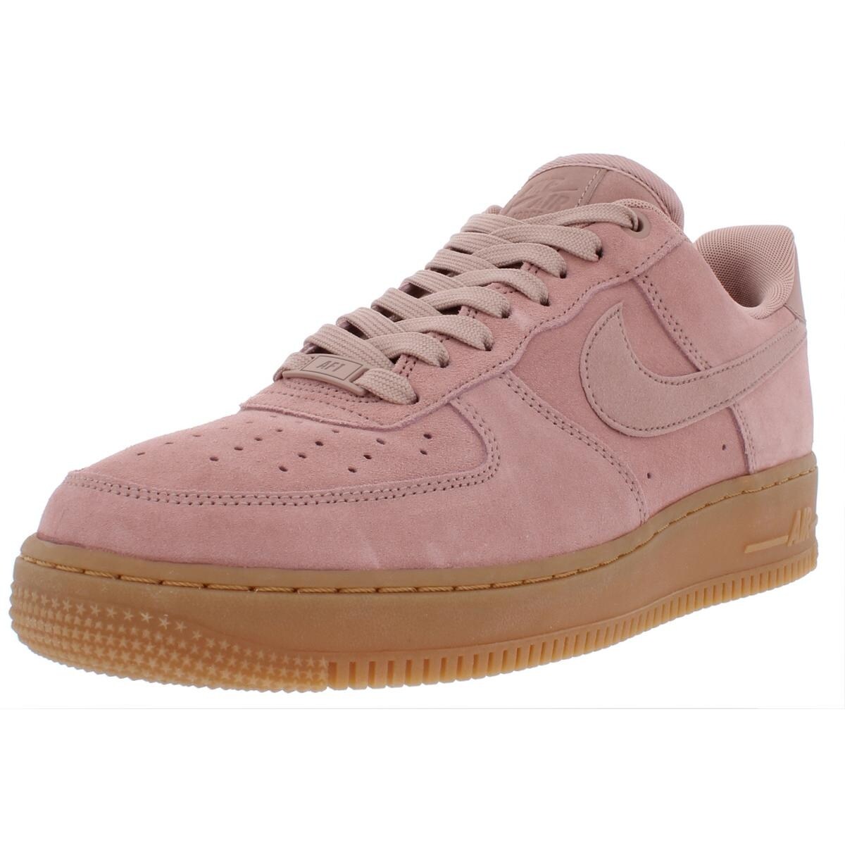 nike air force 1 pink suede mens