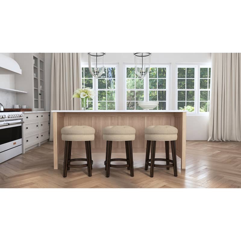 Hillsdale Krauss Wood Backless Counter Height Swivel Stool