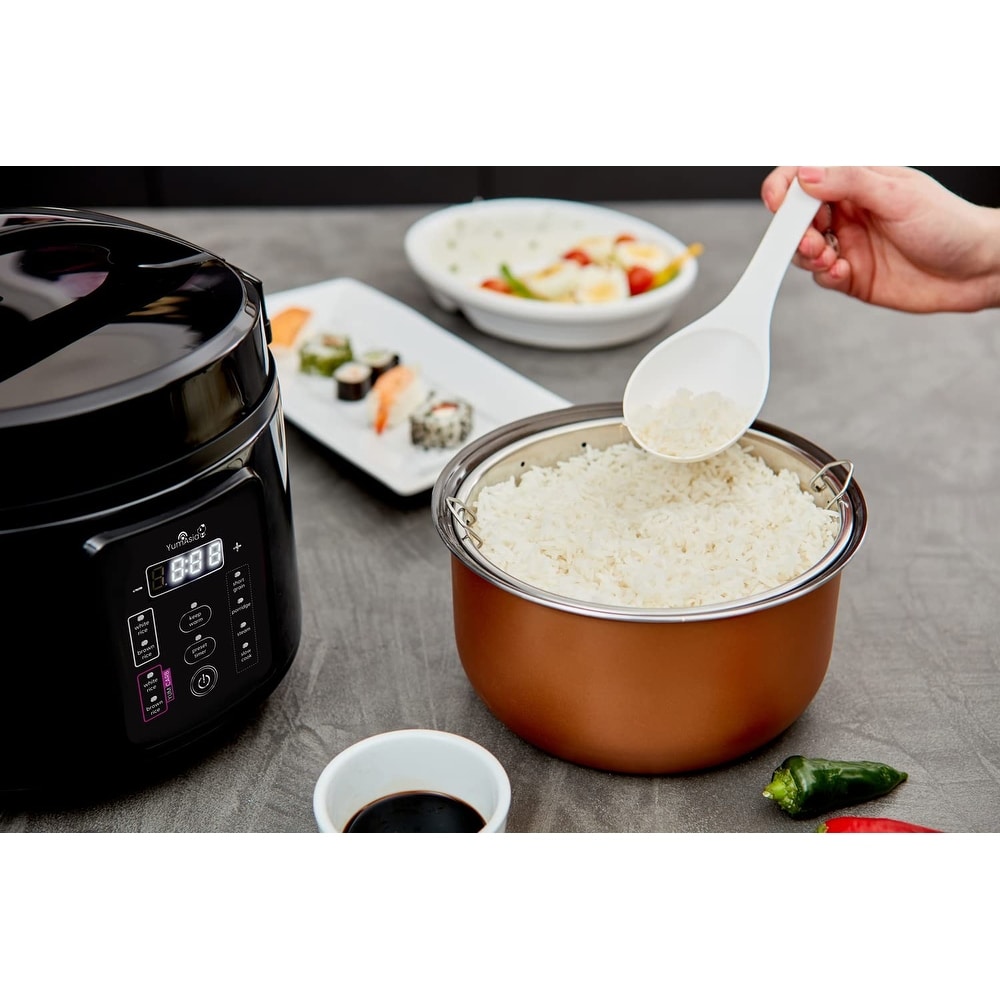 Rice Cooker with Ceramic Bowl and Advanced Fuzzy Logic 5.5 Cups 1 Litre 5 Rice Cooking 3 Multicooker Functions 110V Bed Bath Beyond 39107855