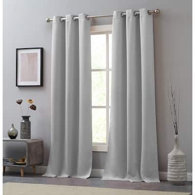 Juicy Couture Faux Suede Room Darkening Extra Wide Curtains (Set of 2)