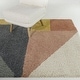 preview thumbnail 11 of 20, Balta Jordan Modern Color Block Shag Area Rug 2'2" x 7' Runner - Navy