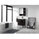 preview thumbnail 30 of 54, 24-inch Modern Bathroom Vanity Set w/ Vitreous China Sink Top