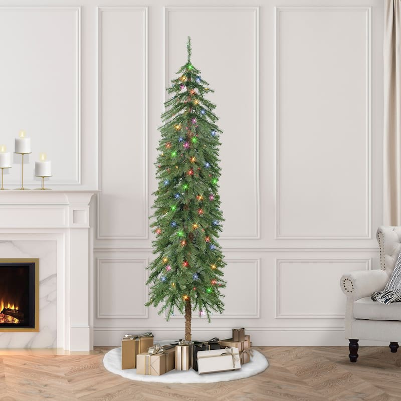 Puleo International 6 ft. Pre-Lit Alpine Artificial Tree