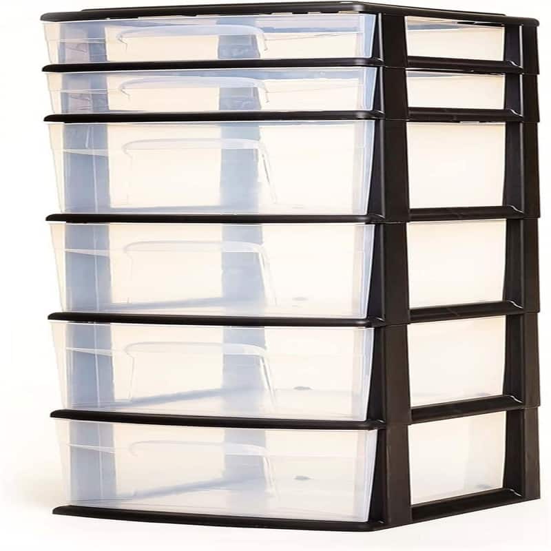 6-Drawer Plastic Home Office Bedroom