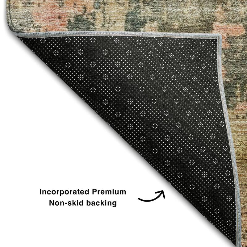 Premium Washable Super Soft Modern Metallics Mayfield Rug