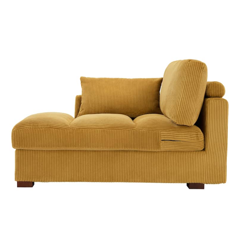 Left and Right Sectional Sofa Set Chaise Lounge Sofa Chair