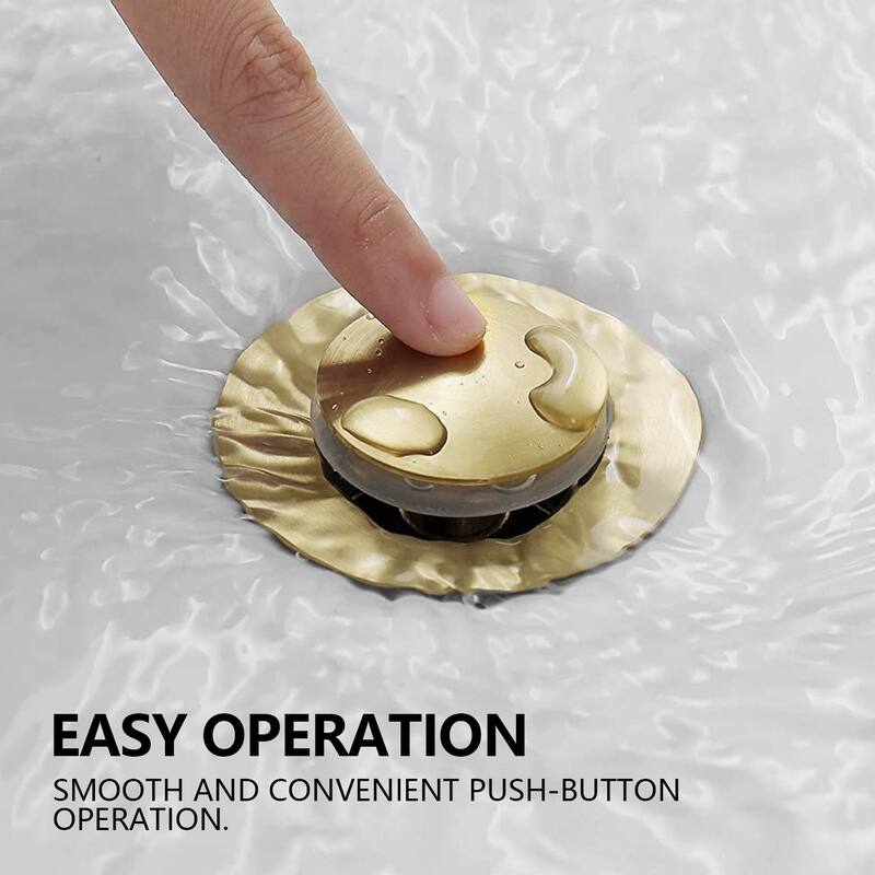 PROOX Single Handle Wall Mounted Bathroom Faucet With Drain Assembly
