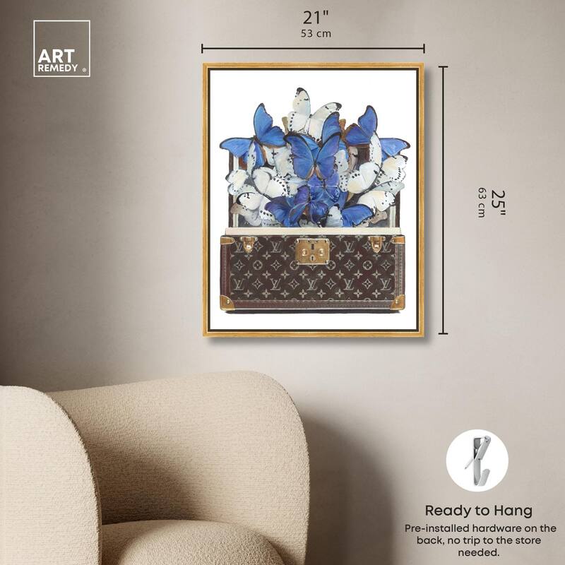Luxurious Butterflies Canvas by Art Remedy