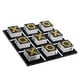 preview thumbnail 7 of 6, Acrylic Tic Tac Toe Game by Trademark Games (Black, Clear, and Gold)