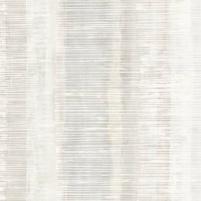 Seabrook Designs Boho Rhapsody Natural Ombre Unpasted Wallpaper - 27 in. W x 27 ft. L - Grey Mist and Ivory
