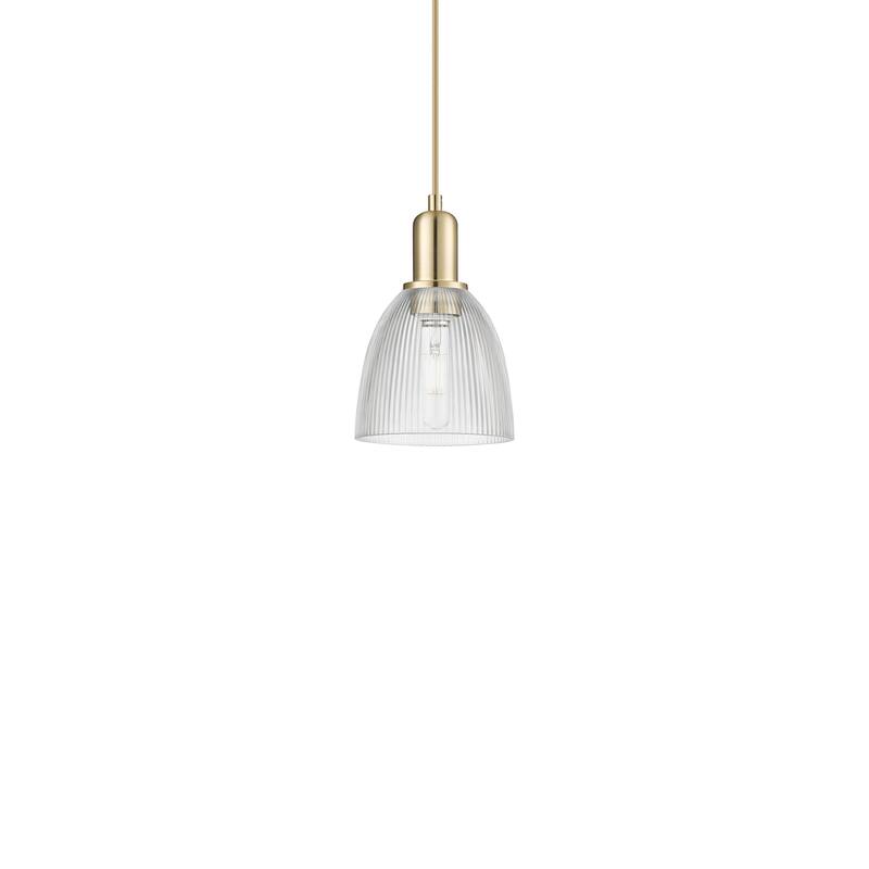 Innovations Lighting 716-1P-10-6 Castile Pendant Castile 6" Wide Mini - Champagne Bronze / Clear