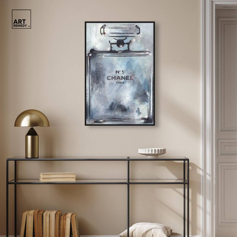 Doll Memories - Grey Perfume Canvas by Art Remedy
