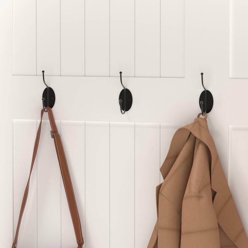 Hall Tree with Shoe Storage Bench and 5 Hooks